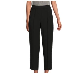 Vince Cupro Cotton Blend Tapered Pants Women’s Size 8 | Black Slim Ankle Trouser